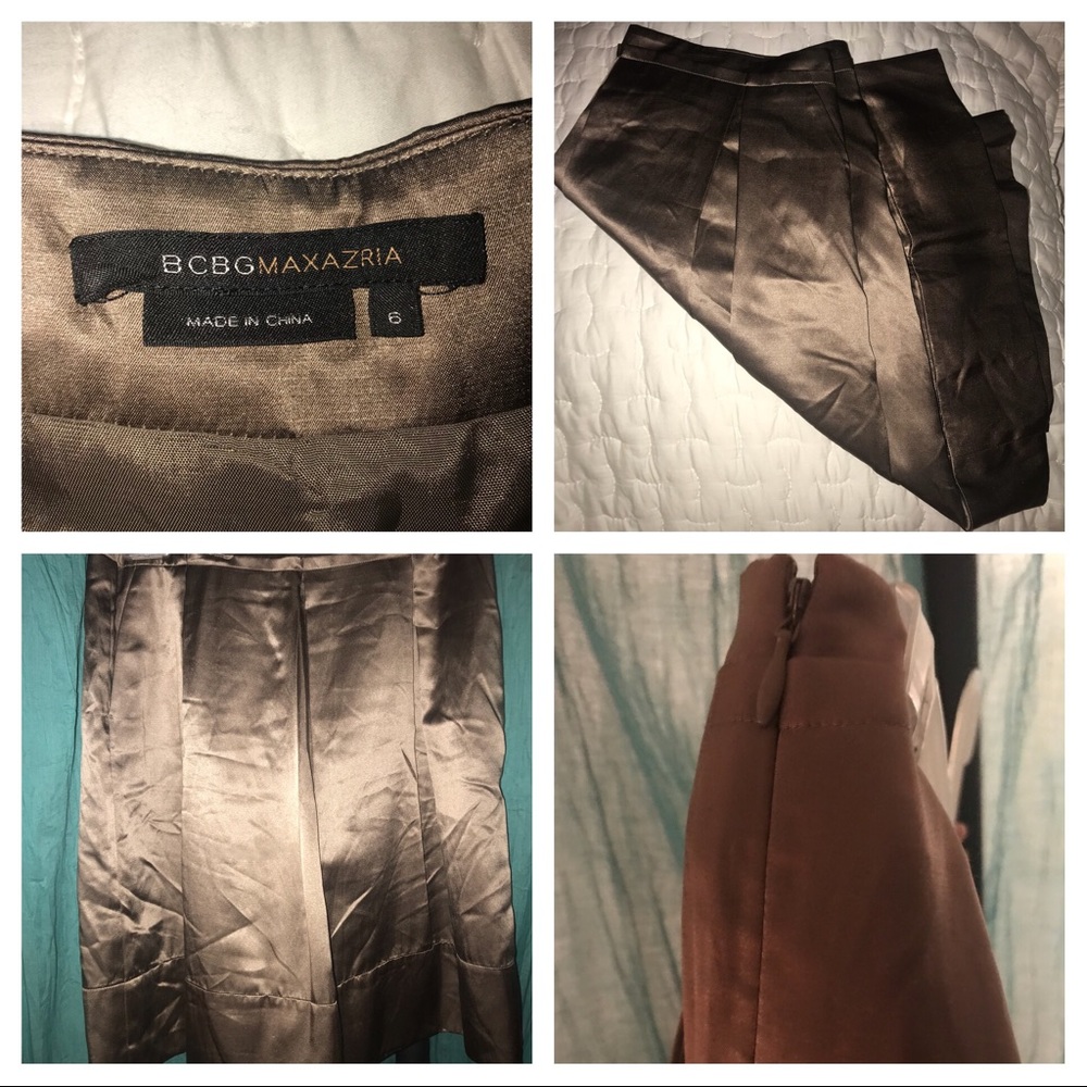 BCBG Maxazria Silk skirt size 6